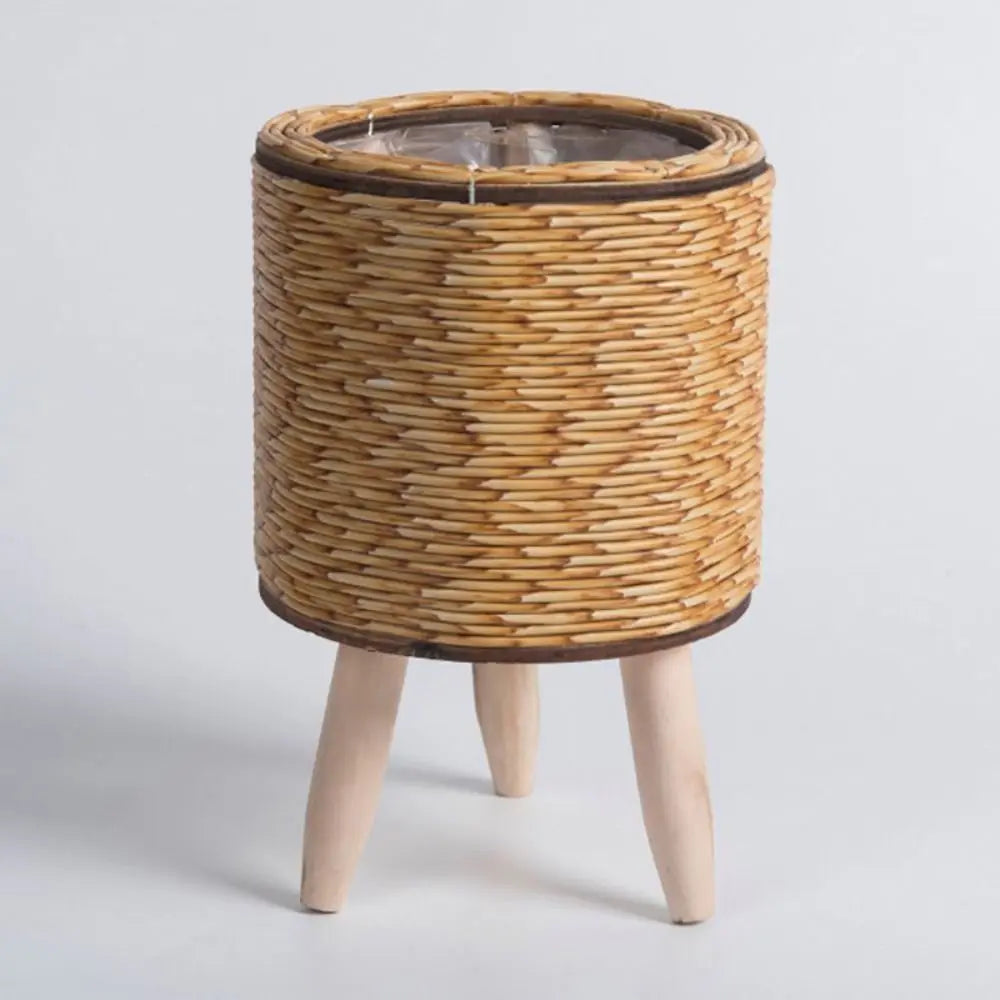 Nordic Rattan Woven Flower Pot