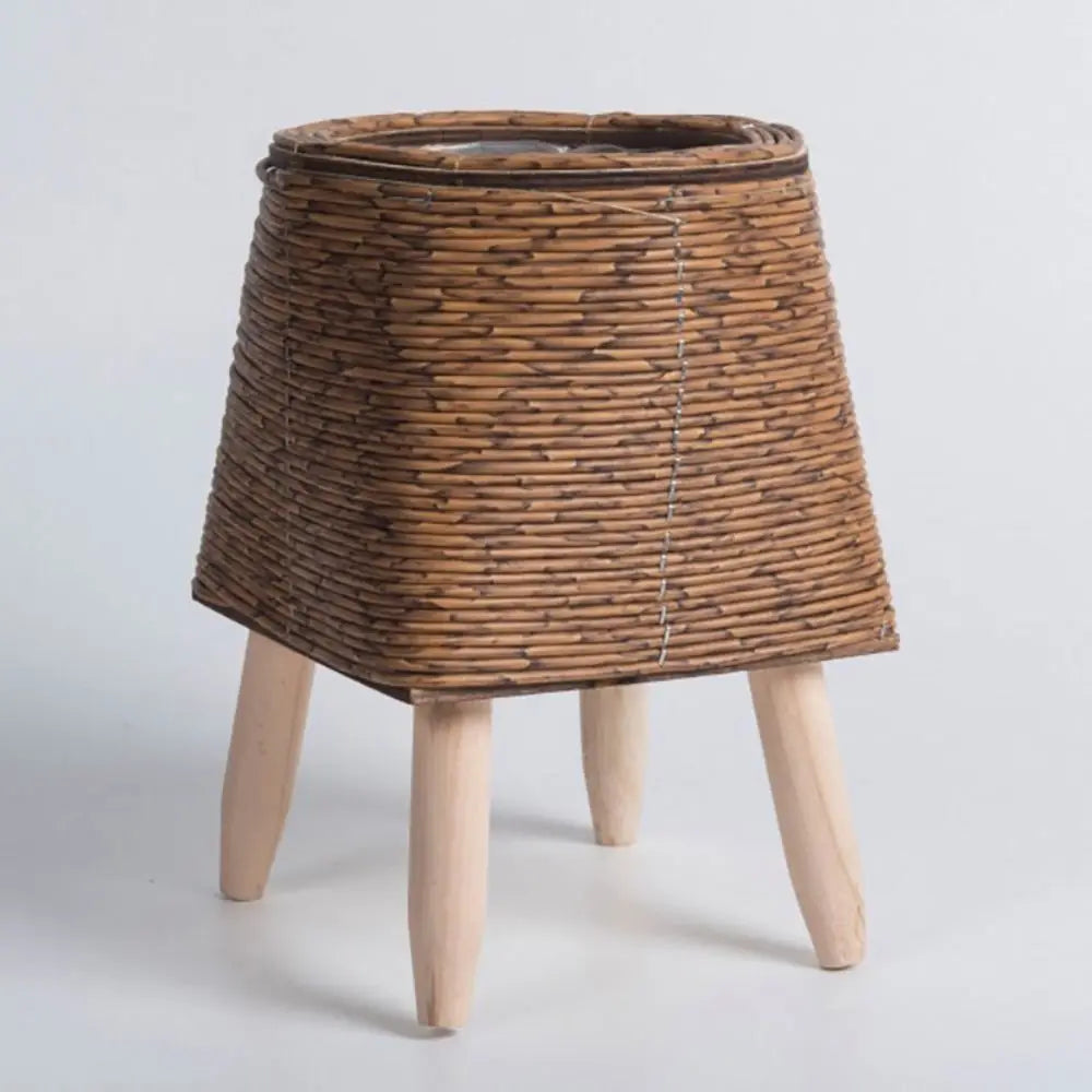 Nordic Rattan Woven Flower Pot