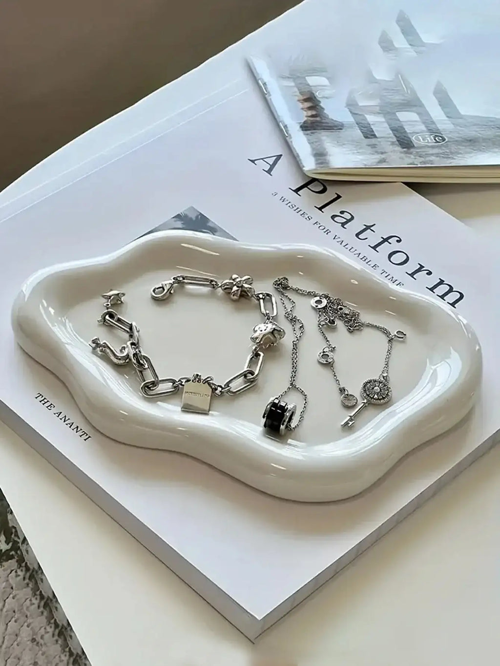 Cloud Ceramic Jewelry Tray