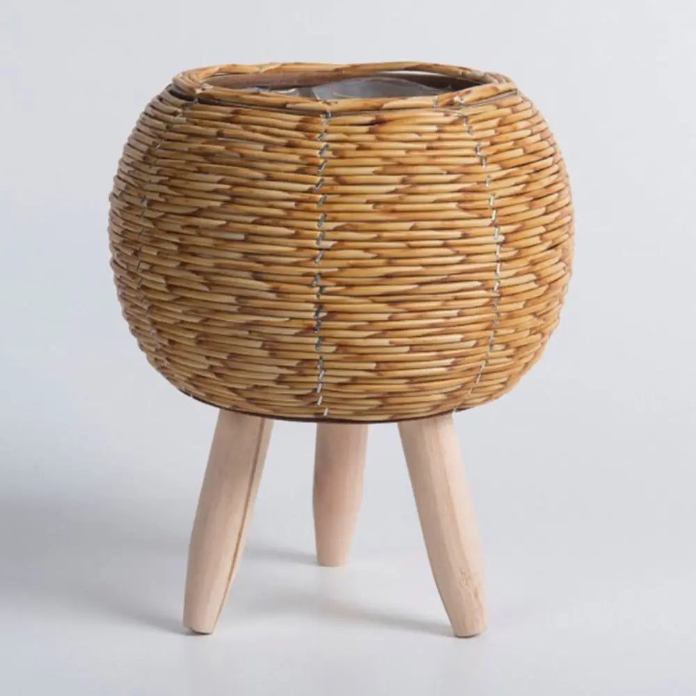 Nordic Rattan Woven Flower Pot