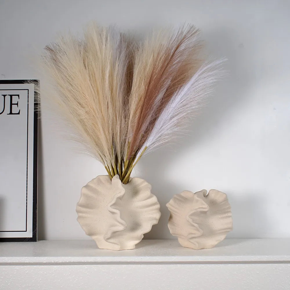 Nordic Beige Coral Vase