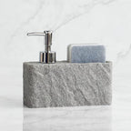 Rock Liquid Soap Dispenser with Sponge Holder 