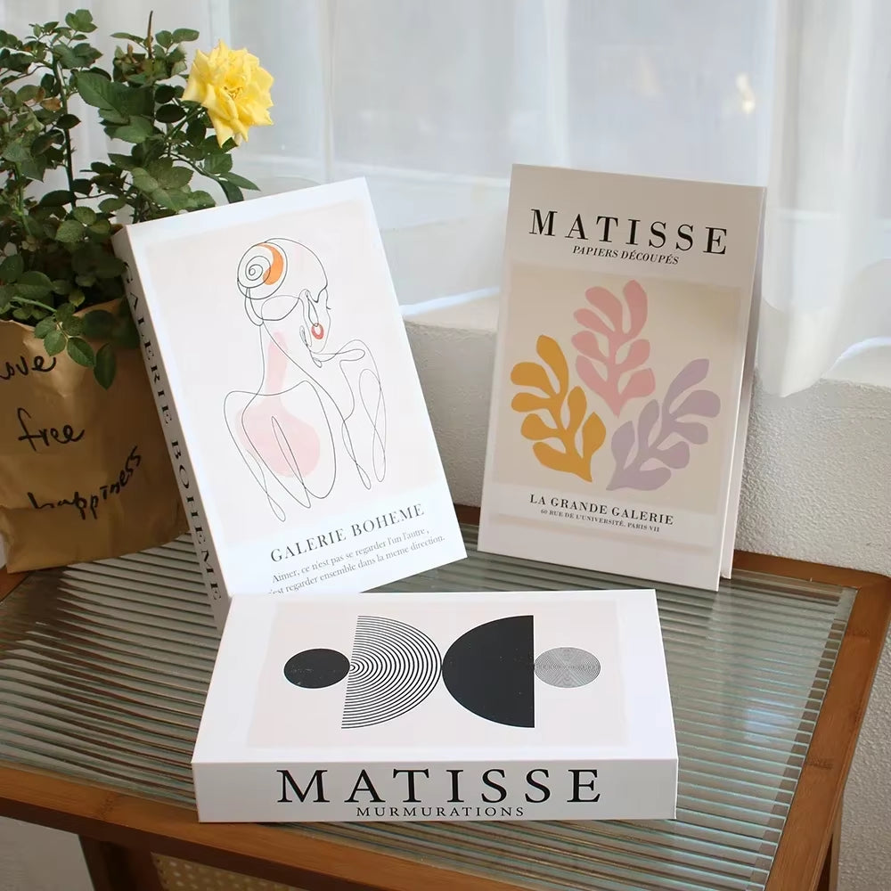 3Pcs Decorative Designer Fake Books