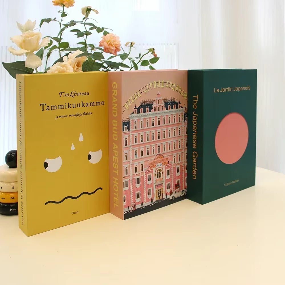 3Pcs Decorative Designer Fake Books
