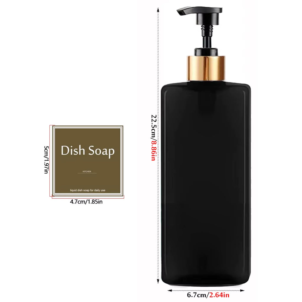 Modern Refillable Soap Bottles Set 
