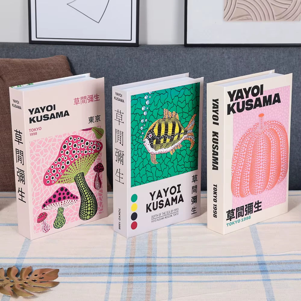 3Pcs Decorative Designer Fake Books
