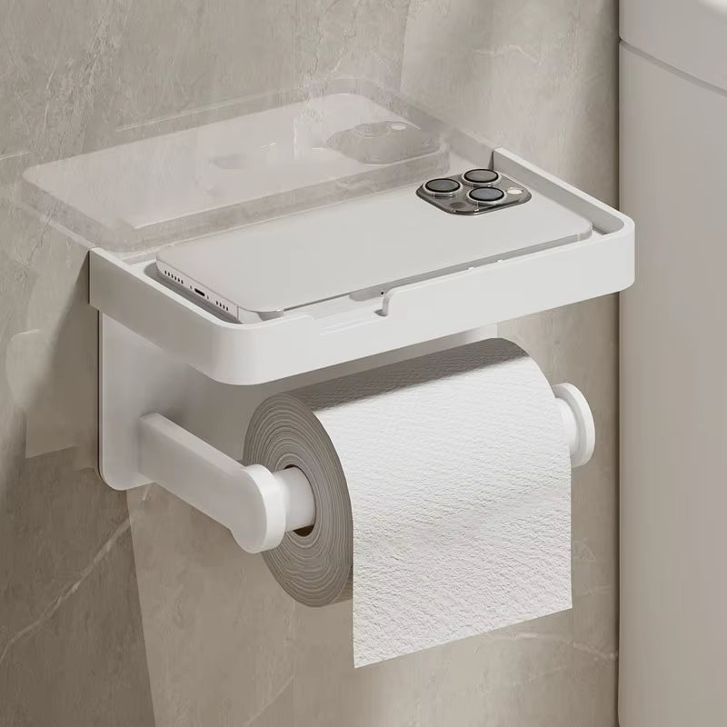 Wall Mounted Aluminum Toilet Paper Holder