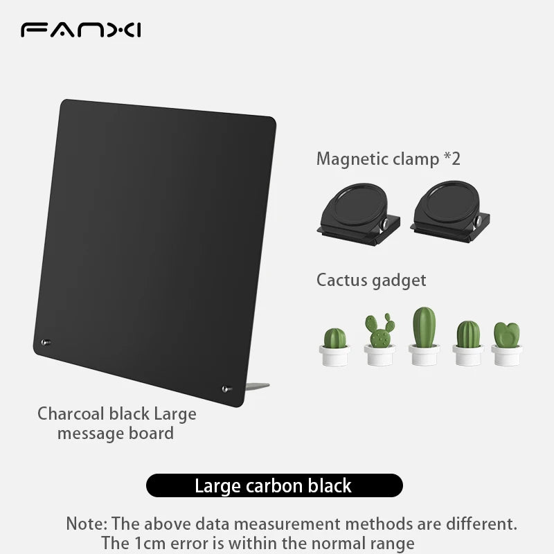 Magnetic Bulletin Board with Stand Display Board with Magnetic Clamps