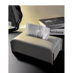 Modern Leather Tissue Box Cover